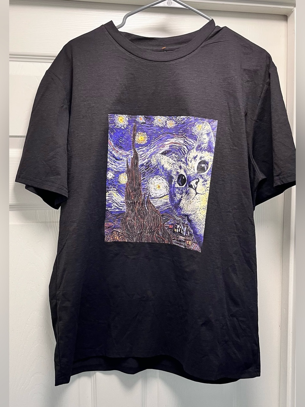NWT rare unisex oversized ladies large men’s oversized medium starry night cats